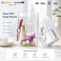 PVC Transparent sac porte-clés dessin animé poupée aveugle boîte sac de rangement écouteur porte-monnaie pochette sac pendentif pour femmes enfants cadeau