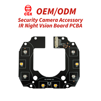 Accessoire de caméra de sécurité CCTV personnalisé 850nm 940nm, panneau de vision nocturne 3030 IR infrarouge et lumière blanche, carte PCBA à double spectre