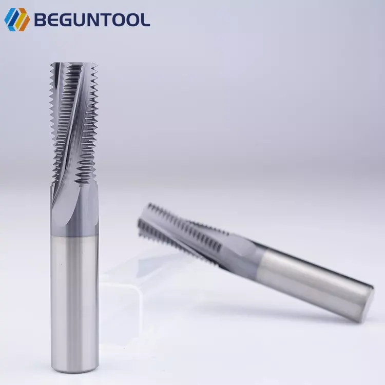 Tam diş 5/16-18 UNC amerikan freze kesicisi end mill tungsten çelik iplik freze kesicisi