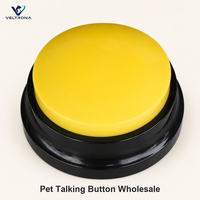 Boîte sonore pour animaux de compagnie, bouton enregistrable pour l'entraînement des chiens et des chats, bouton de communication pour animaux de compagnie avec enregistrement vocal de 30 secondes