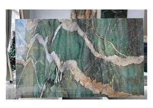 Piedra Natural de lujo, losa de mármol de Brasil, cuarcita verde para sala de estar, comedor, dormitorio - Product Image 2