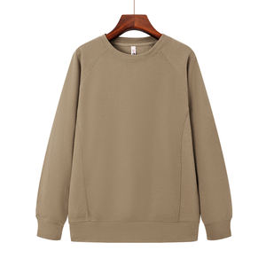 थोक गिरावट लंबी आस्तीन पुरुषों की स्वेटशर्ट कस्टम हेवीवेट क्रेवनर खाली पल्लोवर कपास ऊन ऊन स्वेटर - Product Image 4