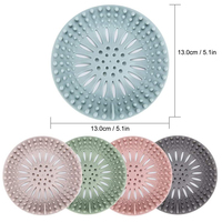 Bouchon de vidange de cheveux en Silicone Durable, salle de bain réutilisable, accessoire pour la lessive, pour animaux domestiques, pour barbe et cheveux