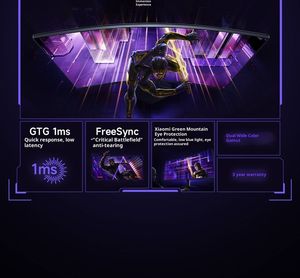 Nouvel écran de jeu REDMI G34WQ édition 2026, 34 pouces, 1500R incurvé, 180 Hz, WQHD, ultra-large - Product Image 6