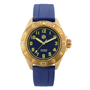 ที่กําหนดเองที่เรียบง่ายวินเทจบรอนซ์ Aqua Ghost นาฬิกาดําน้ําอัตโนมัตินาฬิกากีฬาผู้ชายนาฬิกา - Product Image 3