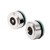 Connecteur d'alimentation magnétique circulaire HYTEPRO M430 à 2 broches pour PCB, 5 à 24V 6A, traversant, anti-inversion, conforme RoHS pour l'électronique