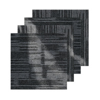 AUTOVI Luxus Hotelteppich PP Nylon Jacquard Kommerzieller Büroteppich PVC-Boden Quadratische Teppichfliesen 50x50