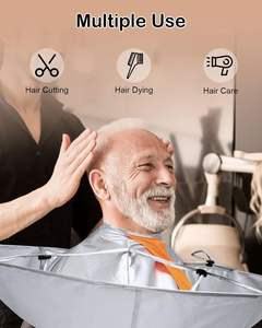 Tablier de coupe de cheveux pliable pour salon de coiffure, cape, coupe de cheveux imperméable, couverture coupe parapluie outil de coupe de cheveux - Product Image 5