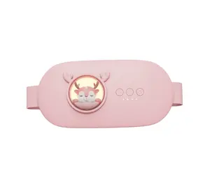 Electric Heating Massage Belt Waist Stomach Abdomen Warmer Vibrating Menstrual Heating Pad Relief Menstrual Colic