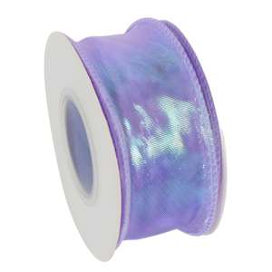 Ruban en tulle de 10 yards, romantique, irisé, en forme de queue de poisson, pour la Saint-Valentin, emballage de bouquets, décoration de gâteaux - Product Image 4