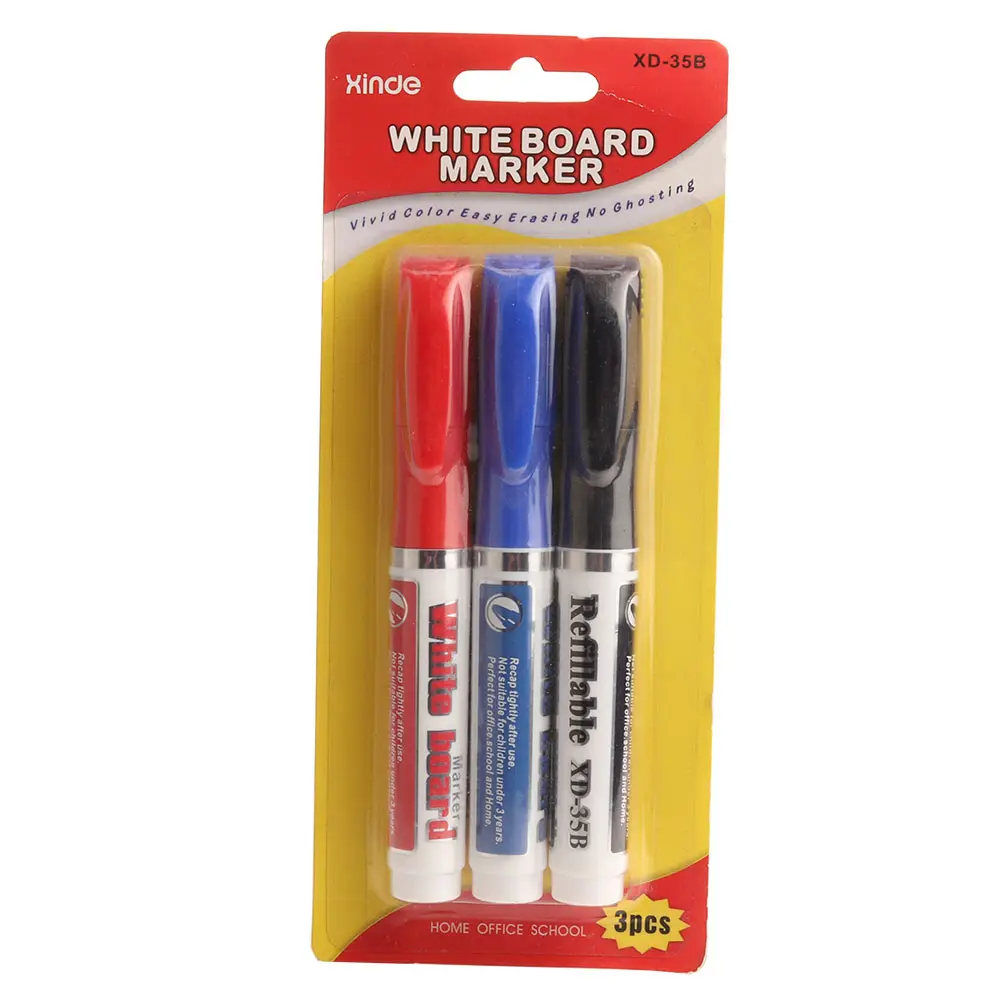 Hot Koop 3 Stks/set Whiteboard Marker Pen Dry Erase Whiteboard Marker