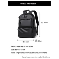 Sac à dos d'ordinateur portable pour enfants et étudiants, grand, multi-poches, imperméable, en nylon souple, pour les voyages et les loisirs en plein air