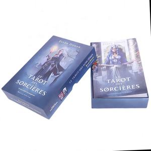 Cartes de tarot personnalisées, déesse de la lune française, élégantes, impression de cartes d'<span class=keywords><strong>oracle</strong></span>, astrologie amusante, cartas de tarot avec instructions détaillées - Product Image 2