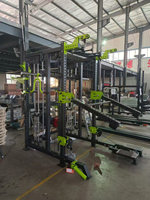 Appareil de musculation multifonction tout-en-un : Smith Machine, Cable Crossover, Power Rack, Machine à Squat, en Acier Inoxydable, Réglable