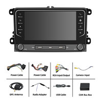 7 inç Carplay araba radyo dokunmatik ekran GPS VW POLO GOLF için 5 6 artı PASSAT B6 JETTA TIGUAN TOURAN SHARAN CD Dashboard
