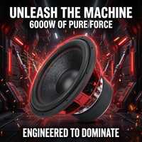 Subwoofer de voiture SDV15 15 pouces 6000W, triple aimant 3*150oz, bobine vocale 4 pouces, double 2/4 ohms, compétition SPL, basses monstrueuses 12 15 18