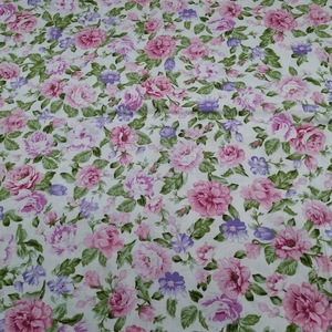 Nouveau lot de 8 pièces de tissu sergé en pur coton imprimé rose, prêt à l'emploi pour le patchwork et les travaux manuels - Product Image 3
