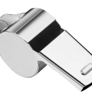 Silbato de metal paslanmaz çelik Metal düdük eğitim hakem acil yüksek sesle düdük politikası - Product Image 1
