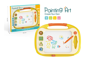 Tableau magnétique portable pour enfants : jouet éducatif pour l'apprentissage de l'écriture, de l'<span class=keywords><strong>art</strong></span> et de la peinture - Product Image 3