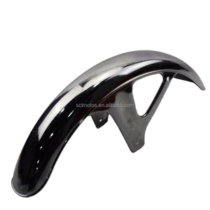 <span class=keywords><strong>Garde</strong></span>-<span class=keywords><strong>boue</strong></span> <span class=keywords><strong>avant</strong></span> chromé en acier inoxydable électrolytique pour moto Street Bike Suzuki AX100, référence 53109-23460 - Product Image 4