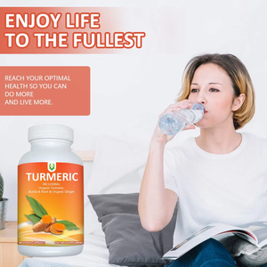 Custom Brand Organic Turmeric Capsules Dietary <b>Supplement</b> for Adult Bone & Joint Health Not for Pregnant Women - Product Image 6