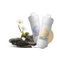 Filtre de douche à la vitamine C pour eau dure, accessoires de salle de bain, élimine le chlore, le fluorure et les métaux lourds
