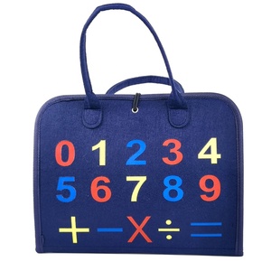 2022 Neuheiten Kleinkinder Montessori Spielzeug Filz-Beschäftigungsbrett Kinder Lernen Grundlegende Fähigkeiten zum Anziehen - Product Image 3
