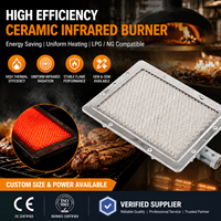 Plaque de brûleur infrarouge en céramique pour four à gaz, alvéolée, haute température, économe en énergie, brûleur de remplacement pour shawarma, pizza, hôtel, extérieur