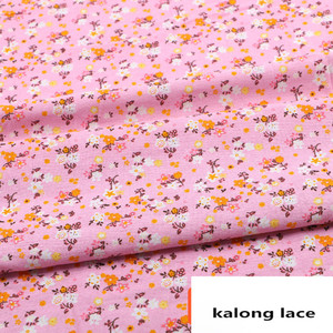 Tissu en <span class=keywords><strong>coton</strong></span> et <span class=keywords><strong>lin</strong></span> imprimé de fleurs de dessin animé, largeur 145 cm, style bohème, pour chemises, robes, pantalons pour enfants, costumes, couettes de lit - Product Image 4