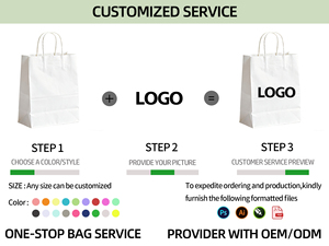 Venta al por mayor de bolsas de papel kraft de estilo clásico con logotipo impreso personalizado superventas embalaje de regalo de Navidad - Product Image 4