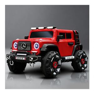 Voiture électrique tout-terrain pour enfants, en plastique, avec moteur 390, feux latéraux LED, batterie 12V7Ah, intérieur spacieux pour des balades fluides - Product Image 1