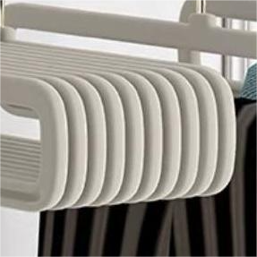 Cintre en plastique personnalisé antidérapant Alized Jeans peu encombrant velours nappe écharpe serviette cintres de bain cintres en velours en plastique - Product Image 2