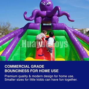 Summer Fun <span class=keywords><strong>4</strong></span>,8*3*3M Tobogán acuático inflable de <span class=keywords><strong>pulpo</strong></span> con <span class=keywords><strong>piscina</strong></span> y toboganes dobles para niños y niños pequeños Parque acuático - Product Image 5