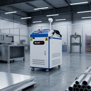 Machine de décapage de <span class=keywords><strong>rouille</strong></span> au laser 2000W/3000W, élimine la <span class=keywords><strong>rouille</strong></span> des moules métalliques, machine de nettoyage au laser à fibre continue portable - Product Image 1