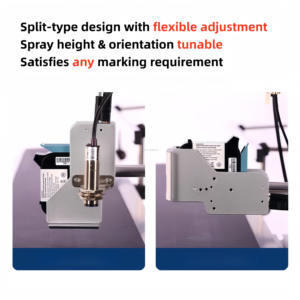 Imprimante jet d'encre <span class=keywords><strong>en</strong></span> <span class=keywords><strong>ligne</strong></span> 4,3 pouces, machine d'impression de date, machine de codage haute vitesse mains libres pour bouteilles, cartons et plastiques - Product Image 2