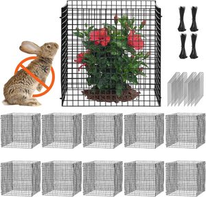 Fournitures de jardin carrées en métal Installation facile Protecteur de plantes Sauvegarde des plantes Animaux Protecteur de jardin en acier - Product Image 4
