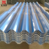 Peinture réfléchissante de qualité supérieure, tôle de toiture galvanisée de 0,42 mm, fixation par vis apparentes, pour abri solaire tropical