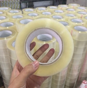48mm x 75m duy nhất hai mặt rộng thương hiệu mỏng mạnh mẽ tông dây đeo nhựa kẹo cao su băng dính - Product Image 6