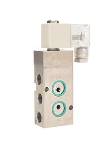 Air-SYA 2 موضع <span class=keywords><strong>3</strong></span> طرق صمام صلب مقاوم للصدأ ملف لولبي طيار يعمل بأجزاء هوائية سهلة التوصيل - Product Image 5