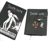 Goldenvalueable Anime Death Note Cosplay Notebook with Feather Pen and  Bookmark
