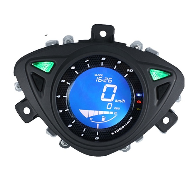 Motorcycle Speedodometer Dual Speed LCD Screen Meter Display Universal Digital Motorcycle Meter