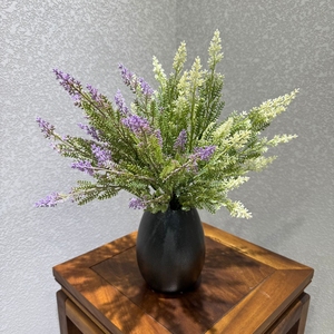 Petite plante artificielle à fleurs <span class=keywords><strong>vertes</strong></span> en plastique pour le <span class=keywords><strong>bureau</strong></span>, le salon, le balcon ou le <span class=keywords><strong>bureau</strong></span>-Facteur d'assurance élevé - Product Image 2