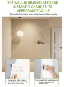 <span class=keywords><strong>Pintura</strong></span> Acrílica a Base de <span class=keywords><strong>Agua</strong></span> para Renovación de Paredes de Sala de Estar y Dormitorio, Sin Pulido, Inodora, de Alta Cobertura, que Cambia de Color, Impermeable - Product Image 6