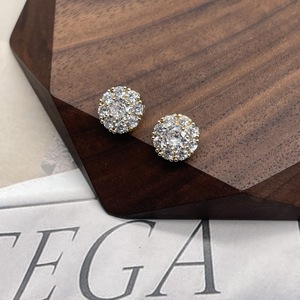 Cao Cấp Pha Lê Zircon Nút Khóa Tùy Chỉnh Hoa Vuông Rhinestone Giày Trang Trí Phụ Kiện Vải - Product Image 3