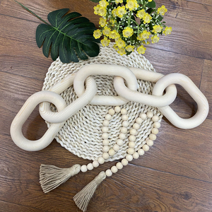 Decoraciones <span class=keywords><strong>de</strong></span> Cadena <span class=keywords><strong>de</strong></span> Madera <span class=keywords><strong>de</strong></span> 55 cm para Hogar Boho, Casa <span class=keywords><strong>de</strong></span> Campo Moderna, <span class=keywords><strong>Decoración</strong></span> Rústica Campestre, Sala <span class=keywords><strong>de</strong></span> Estar, Dormitorio - Product Image 3