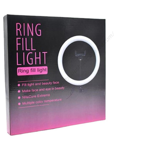 Lampe annulaire de 10 pouces pour selfie, prix d'usine en gros, avec support de téléphone pour appareil photo, maquillage, vidéo et diffusion en direct - Product Image 1