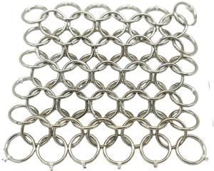 אריג רגיל רשת תיל chainmail עבור מתכת טבעת נירוסטה דקורטיבית <span class=keywords><strong>2025</strong></span> רשת נירוסטה - Product Image 1