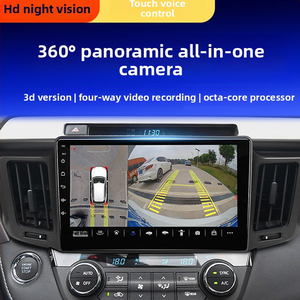 Autoradio panoramique universel à 360 degrés |   Caméra avant 1080P avec vue 3D, écran IPS, CarPlay/HiCar, commande vocale IA, étanche, vision nocturne, garantie 2 ans - Product Image 1
