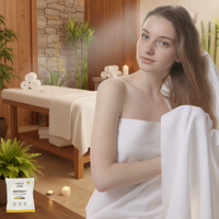 Toalla de Baño Comprimida Desechable Grande, 100% Fibra Vegetal Biodegradable, Multifuncional para Spa, Hogar, Cuidado de Belleza, Pedido al por Mayor