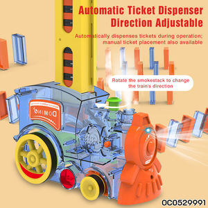 Distributeur <span class=keywords><strong>automatique</strong></span> de trains électriques, jeu de dominos multicolores, jeu de blocs, fabricants personnalisés pour enfants - Product Image 4